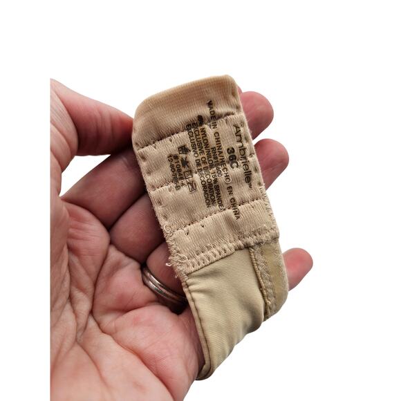 Ambrielle Womens Sz 36C Padded Strapless Push Up Bra Solid Beige - Picture 5 of 5